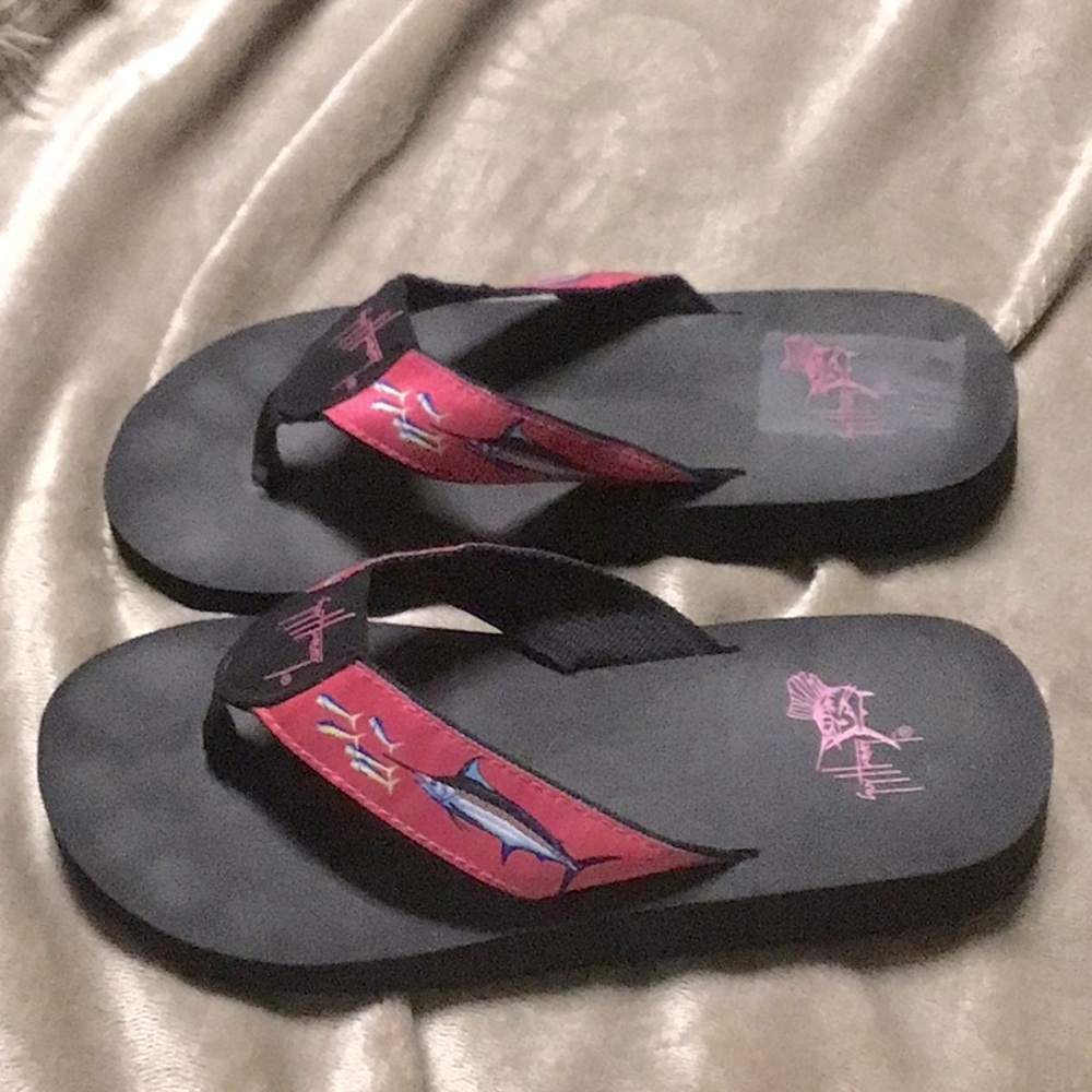 Guy Harvey flip flops